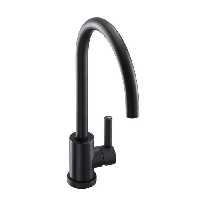 Abode Atlas Single Lever Monobloc Kitchen Mixer Tap Matt Black AT2101