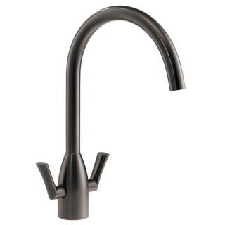 Abode AT2211 Airo Dual Lever Monobloc Tap Gun Metal