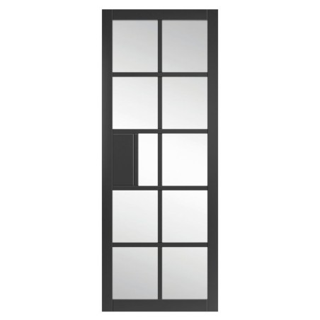 Jb Kind Plaza Black Clear Glazed Door 1981 x 762 x 35mm