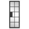 Jb Kind Plaza Black Clear Glazed Door 1981 x 762 x 35mm