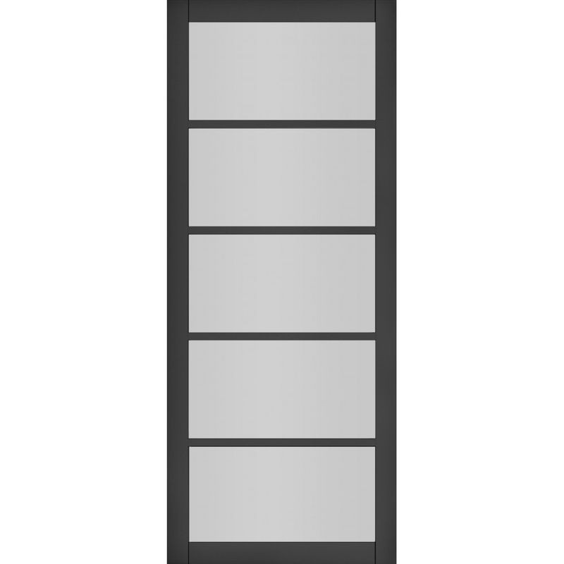 Deanta Shoreditch Black Prefinished Glazed 1981mm x 762mm x 35mm