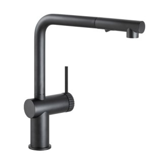 Abode AT2159 Fraction Pull Out Kitchen Mixer Tap Matt Black