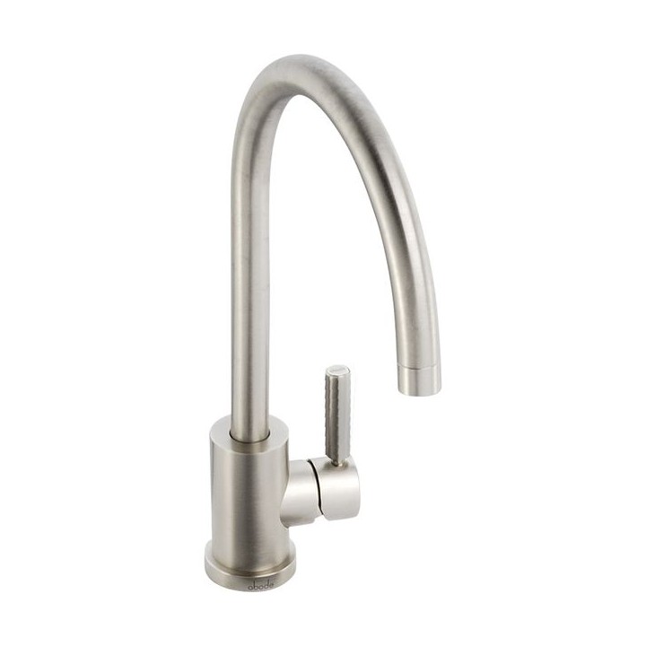 Abode Atlas Single Lever Monobloc Kitchen Mixer Tap Brushed Nickel AT1093
