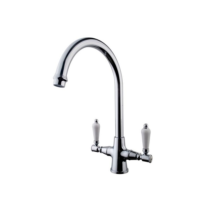 Benchmarx Riom Monobloc Kitchen Sink Mixer Tap Chrome