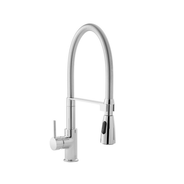 Albi Tight Coil Sink Mixer Chrome