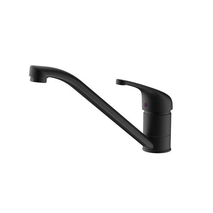 Corte Monoblock Sink Mixer Matt Black