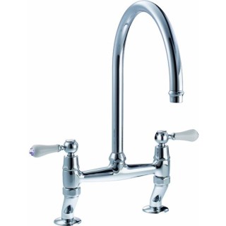 Abode AT1029 Ludlow Bridge Kitchen Mixer Tap Chrome