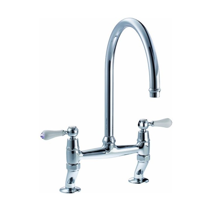 Abode AT1029 Ludlow Bridge Kitchen Mixer Tap Chrome