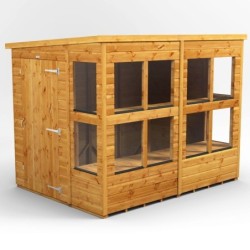 8 x 6 Power Pent Potting Shed