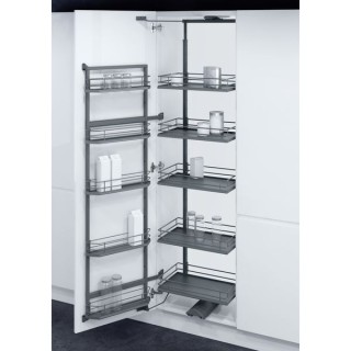 600 mm Larder Pull & Swing Mechanism with Graphite Baskets - Vauth Sagel