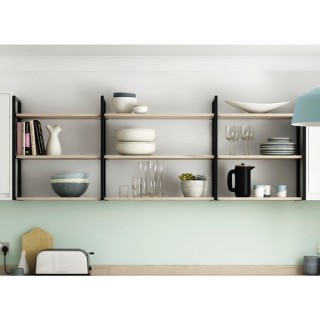 Bistro Shelving System (2 x Frames and Fixings Only)