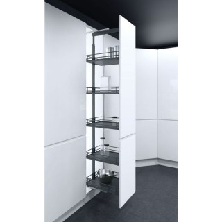 300 mm Larder Pull Out Mechanism with Graphite Baskets - Vauth Sagel