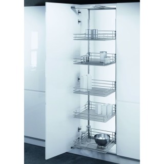500 mm Larder Pull & Swing Mechanism with Mesh Baskets
