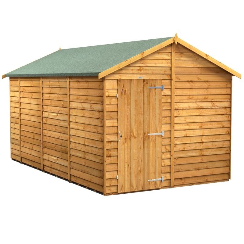 14 x 8 Power Overlap Apex Windowless Shed 14 x 8 Power Overlap Apex Windowless Shed