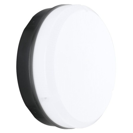 Luceco LBM290B11E40 Mosi 12W LED Amenity Bulkhead Emergency Black 1150LM IP65