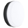 Luceco LBM290B11E40 Mosi 12W LED Amenity Bulkhead Emergency Black 1150LM IP65