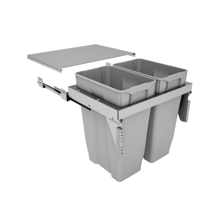 Stanto Pull Out Bin (2 x 35 Litre) - Door Mounted (600mm)