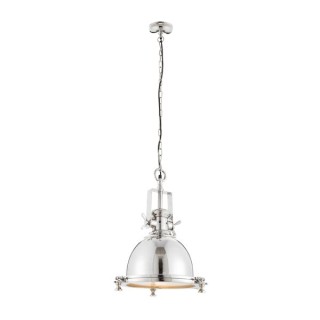 Endon Fenton Pendant Light Bright Nickel