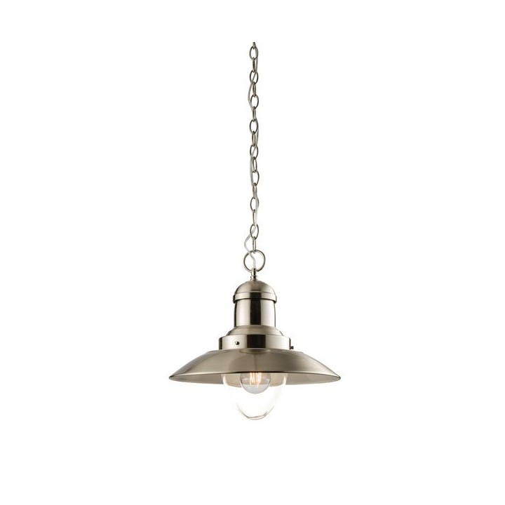 Endon Lampada Pendant Light Satin Nickel