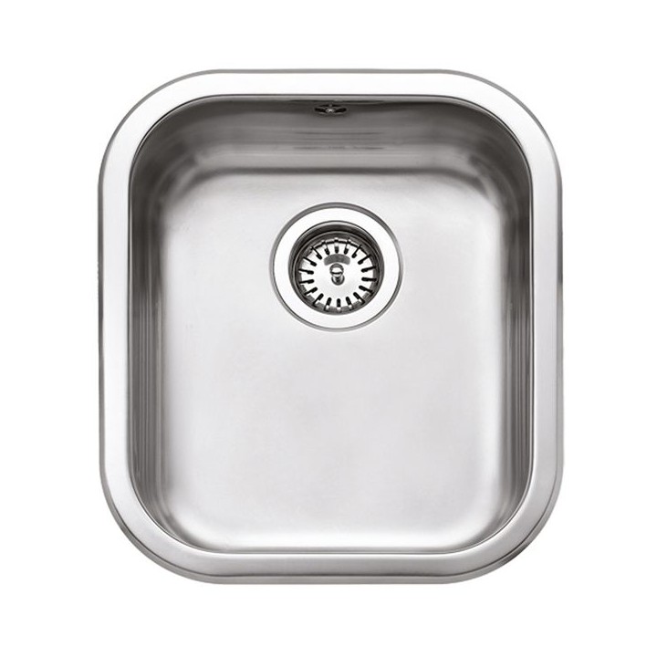 Hafele 56728000 Ropox 30-45008 Shallow Bowl 1.0B Inset Sink Stainless Steel 400 x 340mm