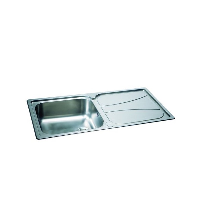 Carron Phoenix Zeta 1 Bowl Inset Stainless Steel Kitchen Sink