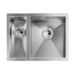 Abode Matrix R0 1.5 Bowl Undermount Stainless Steel Left Hand Drainer Kitchen Sink