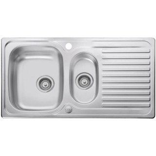 Leisure Linear 1.5 Bowl Inset Stainless Steel Kitchen Sink