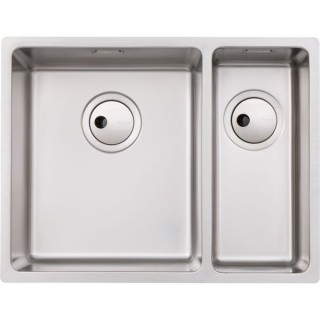 Abode Matrix R15 1.5 Bowl Undermount Stainless Steel Right Hand Drainer Kitchen Sink