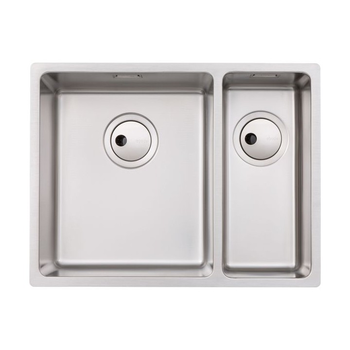 Abode Matrix R15 1.5 Bowl Undermount Stainless Steel Right Hand Drainer Kitchen Sink