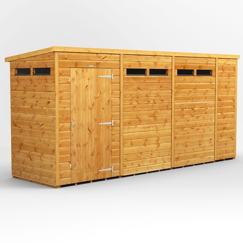 14 x 4 Power Pent Security Shed