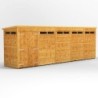 20 x 4 Power Pent Double Door Security Shed