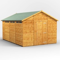 14 x 10 Power Apex Security Shed