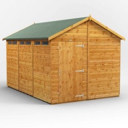 12 x 8 Power Apex Security Shed