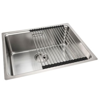 Abode AX2506 System Sync Drainer Or Roll Up Trivet Stainless Steel