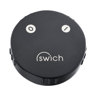Abode AT2106 Swich Diverter Valve Round Handle with Classic Filter Matt Black