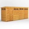 16 x 4 Power Pent Double Door Security Shed