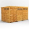 12 x 6 Power Pent Double Door Security Shed