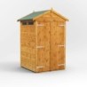 4 x 4 Power Apex Double Door Security Shed