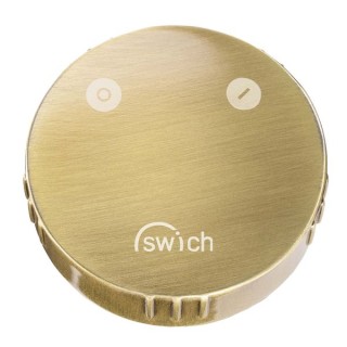 Abode AT2109 Swich Diverter Valve Round Handle with Classic Filter Brushed Brass