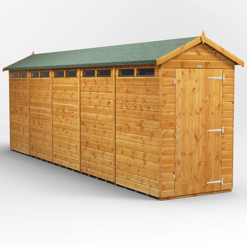 20 x 4 Power Apex Security Shed 20 x 4 Power Apex Security Shed