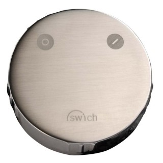 Abode AT2051 Swich Diverter Valve Round Handle with Classic Filter Brushed Nickel