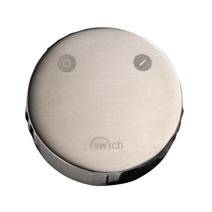 Abode AT2051 Swich Diverter Valve Round Handle with Classic Filter Brushed Nickel