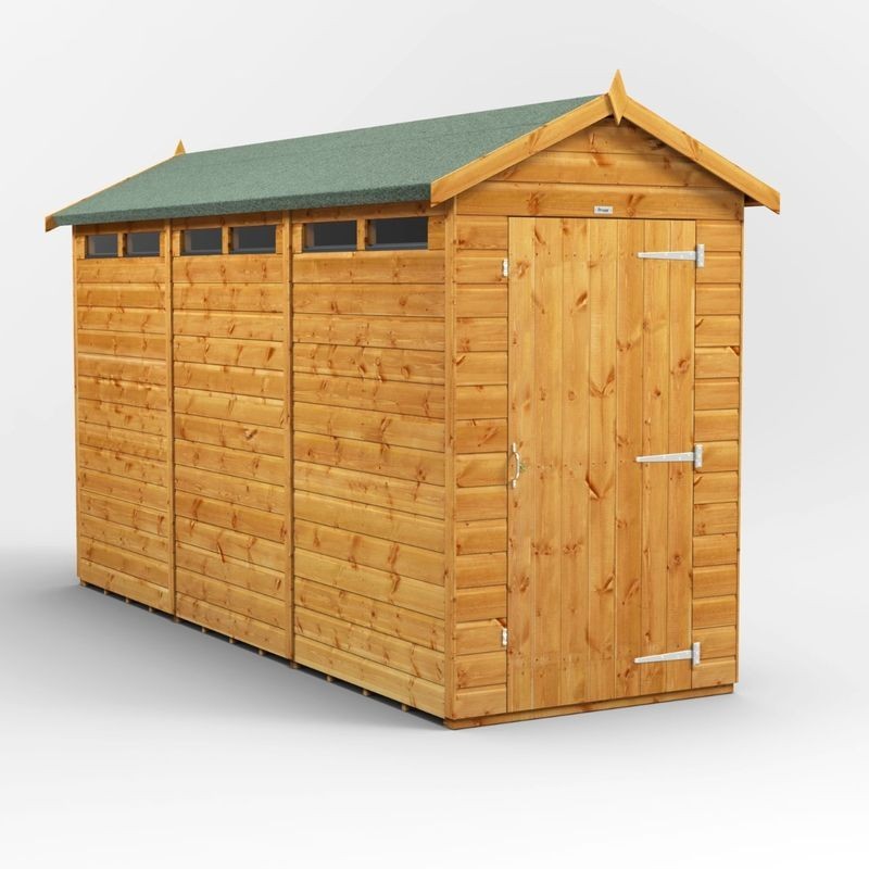 12 x 4 Power Apex Security Shed 12 x 4 Power Apex Security Shed