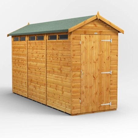 12 x 4 Power Apex Security Shed