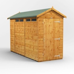 10 x 4 Power Apex Security Shed
