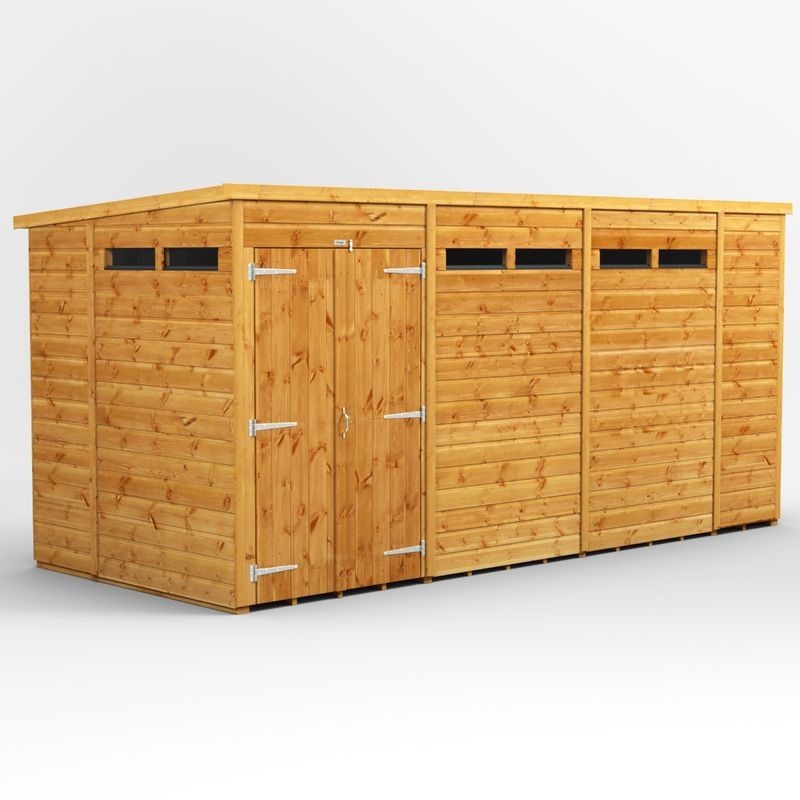 14 x 6 Power Pent Double Door Security Shed 14 x 6 Power Pent Double Door Security Shed
