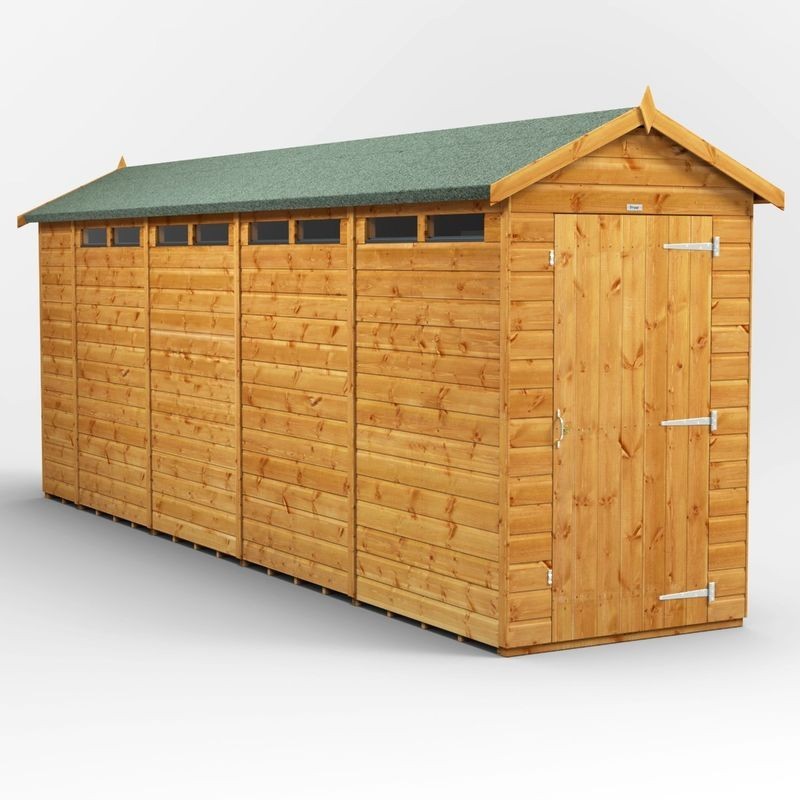 18 x 4 Power Apex Security Shed 18 x 4 Power Apex Security Shed