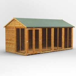 16 x 8 Power Apex Summerhouse