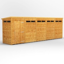 20 x 4 Power Pent Security Shed