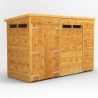 10 x 4 Power Pent Double Door Security Shed